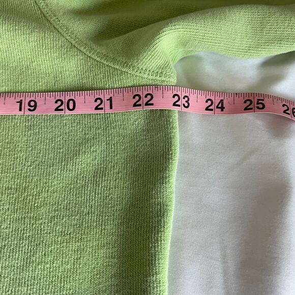 Tommy Bahama Half Zip Small Pullover Sweater Green 100% Cotton Men’s Golf Shirt - Picture 5 of 11